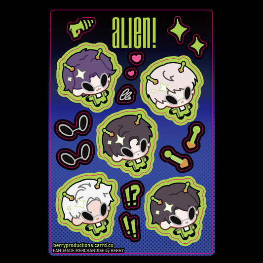 [LADS] Alien! Sticker Sheet