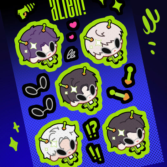 [LADS] Alien! Sticker Sheet