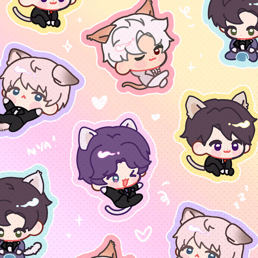 [LADS] Kitty Butler Stickers